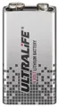 Ultralife Batteries Ultralife 6F22 /9 V Block((U9VL-J-P) - Lithium Batterie, 9 V