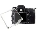 D90 LCD-Displayschutzfolie kompatibel für Nikon D90 SLR-Kamera (Ersatz für BM-10), transparent, ABS-Displayschutzfolie (2 Stück)