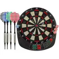Best-Sporting Dartscheibe Coventry, elektronisch, für Softdarts, aus Kunststoff, mit 12 Dartpfeilen