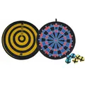 Sunflex® Klettdartscheibe Deluxe | Im klassischen Dart-Design | beidseitig bespielbar |Mit 6 Bällen | für Innen und Außen | Schlaufe zum Aufhängen | für Mädchen und Jungs