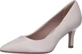 Tamaris Pumps, Absatz bis 65 mm in weiss/weiss kombi, Gr. 37