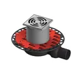 TECEdrainpoint S 110 Ablaufset 3601100 100x100mm, DN50, superflach, mit