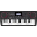Casio CT-X5000 Top Keyboard mit 61 anschlagdynamischen Tasten, 800 Sounds & 235 Begleitrhythmen, Pitchwheel, extra starkes Lautsprechersystem, schwarz
