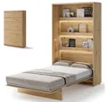 yourhouse24 Schrankbett Bed Concept Vertikal Gästebett Eiche Artisan 90/120/140/160/180cm