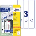 Avery-Zweckform Ordner-Etiketten L4759-25 61 x 297 mm Papier Weiß Permanent h...