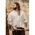 Leonardo Carbone Wikinger-Kostüm Mittelalterhemd "Bartholomeus" Natur beige M | M