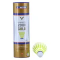 Victor Badmintonbälle Shuttle 2000 Nylon gelb Dose 6er, Geschwindigkeit: langsam