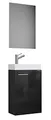 3-TLG Set | Waschplatz für Gäste WC | Gästebad | Waschtisch Toilette | Badmöbel Badezimmer Set - Slito SP