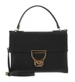 Coccinelle Leder Handtasche Umhängetasche Arlettis Handbag Noir schwarz