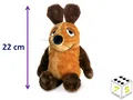 Die Maus Plüschtier Kuscheltier - Schmidt Spiele - 22cm sitzend 28cm stehend Neu