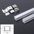 2m LED Schiene Aluprofil Aluminium Profil Alu Leiste U Profil für LED Streifen