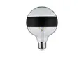 Paulmann LED-Leuchtmittel G125 Ringspiegel 640lm 2700K 6,5W 230V silber, 1 St., Warmweiß