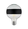 Paulmann LED Globe 6,5W = 50W, 640 lm, E27, Ringspiegel Schwarz matt, Warmweiß