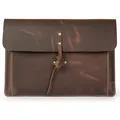Echtleder MacBook Pro und MacBook Air Tasche Fronttasche & Klappenverschluss ...