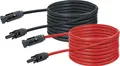 Schwaiger Solarzellenkabel Solarkabel 5 m rot/sw. 0% MwSt. gem. §12 Abs. 3 Nr. 1 UStG
