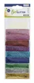 Bio Glitter fein, 10Fb., 20g bunt | Polybeutel mit Reiter | Deutsch | 2025