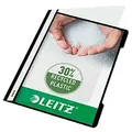Leitz Standard Plastik-Schnellhefter 4191 DIN A4 Polypropylen 60 Blatt Schwarz