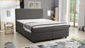 Küchen-Preisbombe Boxspringbett Hotelbett 140x200 Bonellfederkern Bett mit Topper Paxos 2 grau