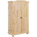 Inter-Link Kleiderschrank Genf, kiefer, 2 Drehtüren, (BxHxT) 104 x 180 x 56cm