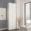 vidaXL TV-Schrank Weiß 60x32x190 cm Holzwerkstoff