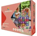 Cleverclixx Cleverclixx Kugelbahn-Kompakt-Bausatz in Knallfarben 60 Teile Magnetspielbausteine, Erweiterungsset, langlebiges Magnetspielzeug, robuste Bauweise