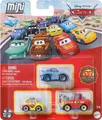 Mattel Disney Pixar Cars Mini-Rennautos, 3-tlg.
