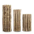 MC.Sammler Staketenzaun in 26 Größen - Holzzaun aus Haselnuss - Gartenzaun Holz Höhen 50 cm - 150 cm Länge 5/10 Meter - Kastanienzaun für Garten (Höhe: 80 cm X Länge: 500 cm, Lattenabstand: 3-4 cm)