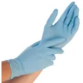 1-40x HYGONORM Nitril-Handschuh "SAFE LIGHT", L, blau, puderfrei BIS 61% RABATT