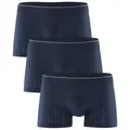 CALIDA Boxershorts Pure & Style (3er Pack) Baumwollmix - Single Jersey, elastisch, maskulin blau S (46/48)