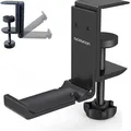 Kopfhörerhalterung Faltbar Tischorganizer Aluminium Kabelorganizer Schreibtisch