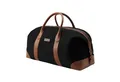 DRAKENSBERG Reisetasche Weekender »David« (60) Schwarz/Braun, Herren, Damen, Vintage, wasserabweisendes Canvas und Büffelleder