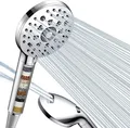 Duschkopf mit Filter 15 Filtration 7 Strahlarten Silver