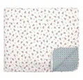 Wohndecke Greengate Quilt JALIA Weiß mit Blumen 140x220, Greengate