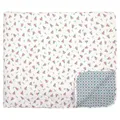 Greengate Quilt JALIA Weiß mit Blumen 140x220 Tagesdecke Baumwolle Decke