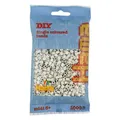 Hama String Perlen - Cloudy White (77), 1000st.
