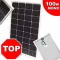 Apex - Solarpanel Solarmodul 55419 Monokristallin 100w Solarzelle 12v Solar Mono
