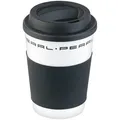PEARL Coffee-to-go-Becher mit Deckel, 350 ml, doppelwandig, lebensmittelecht