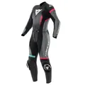 Dainese Fulminea Lady 2tlg. Lederkombi, black/anthracite/white, Gr. 40 (itl. 46)