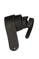 PRS PS-ACC-3119 Glattleder Gitarrengurt mit geprägten PRS-Birds, schwarz