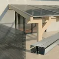 Komplettset Doppelstegplatten 16 mm - X + 5-Fach Struktur Anthrazit | Alu-Alu-Profil 7130 x 3500