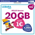 Handytarif Hello 20 | 20 GB Datenvolumen | 5G | 4,99€ mtl. | AllnetFlat | 50 ...