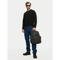 HUGO BOSS Herren Rucksack mit Logo und Zwei-Wege Reissverschluss Dunkelblau 50504306 - Blau