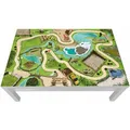 STIKKIPIX Möbelfolie LCG04, (Möbel NICHT inkl) Tierpark Möbelfolie Lack Spieltisch von IKEA grün