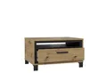 FORTE Couchtisch in Artisan Eiche / Schwarz Eiche - 80x44,8x60cm (BxHxT)