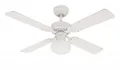 Westinghouse Deckenventilator Westinghouse Deckenventilator Vegas Weiß mit Licht, Mit Zugschnur