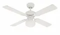 Westinghouse Design Deckenventilator Lampe mit Zugschalter VEGAS Weiß 105 cm