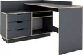 byLIVING Eckschreibtisch Bern, mit viel Stauraum, Breite 129 cm, rechts oder links montierbar