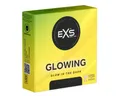 EXS Kondome Glow in the Dark Condoms - Leuchtkondome Packung mit, 3 St., fluoreszierende Kondome mit Leuchteffekt, leuchten im Dunkeln