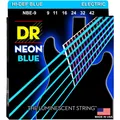 Saiten E-Gitarre DR Strings Neon Blue Electric NBE-9 Lite Gitarrensaiten E- Gita