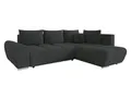 Mirjan24 Ecksofa Fureniz mit Bettkasten, 4 Sitzer L-Form Sofa mit Schlaffunktion, Eckcouch für Wohnzimmer, Couch mit Bettfunktion (Velo 636, Seite: Rechts)